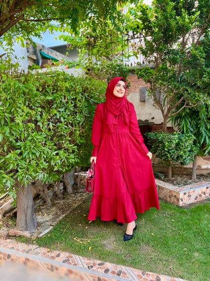 Ethereal Dyed Lawn Tier Dress | HU 17