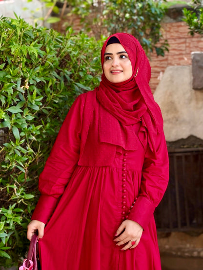 Ethereal Dyed Lawn Tier Dress | HU 17